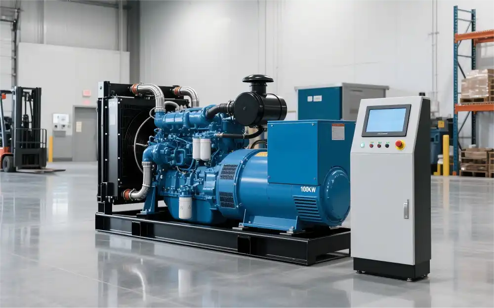 How much diesel do 100 kW diesel generators use?